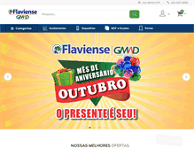 Tablet Screenshot of flaviense.com.br